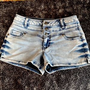 Jean shorts from rue 21! Worn 2x. High wasted and comfortable!